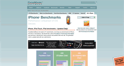 Desktop Screenshot of iphonebenchmark.net